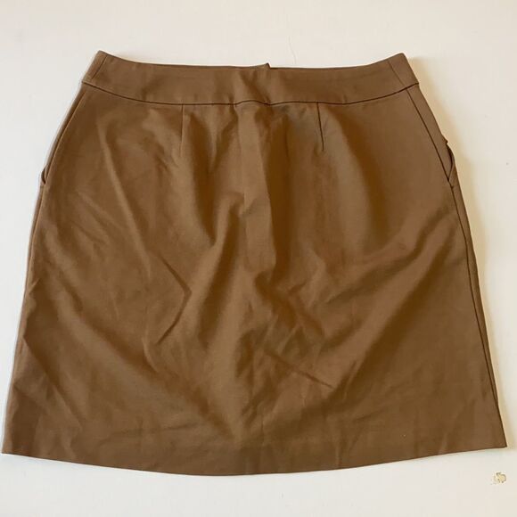 J. Jill Brown Button Front Skirt - Picture 5 of 5